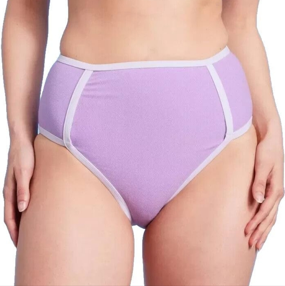 Kona Sol Women's Medium Coverage High Waist Swim Bottoms Size Small 4/6 NWT